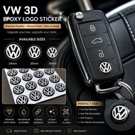 VW logo Epoxy 3D Key