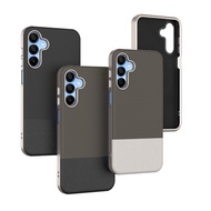 SAMSUNG A25 | A26 | A35 | A36 | A55 | A56 LUXURY CASE DUAL TONE LEATHER COMBINATION TWO COLORS