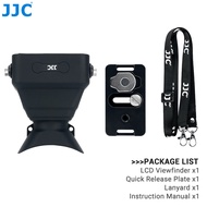 JJC Universal Camera LCD Viewfinder Eyecup 300% Magnified View for Canon EOS R50 R10 R8 R7 R 6D Mark II 77D 800D Fujifilm X-S10 Sony ZV-1 II ZV-1M2 ZV-E1 ZV-1 ZV-1F FX30 FX3 RX100 A7M3 a7 III a7C ZV-1F Nikon Z8 Z30 Z50 Z5 D750 D610 D7500 D5500 D5200