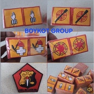 Bet KRIDA 20 pieces SAKA BHAYANGKARA Embroidery/ price per 20 pcs