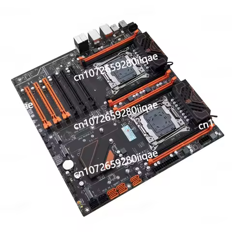 X99 F8D PLUS LGA 2011-3 XEON X99 Motherboard with E5 2680 V4*2 with 4*32G DDR4 RECC memory combo kit