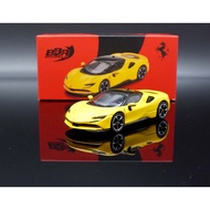 MASH BBR 1/64 Ferrari SF90 Giallo Modena Mini GT