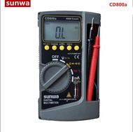 SUNWA ดิจิตอลมัลติมิเตอร์ โอห์ม Digital Multimeter รุ่น CD800aโวลต์มิเตอร์ เครื่องมือวัดกระแสไฟฟ้า พ