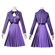Anime Wednesday Enid Sinclair Cosplay Costume - Nevermore Academy Uniform JK School Outfit for Adult
