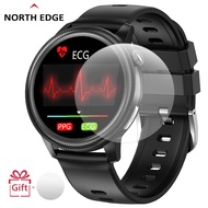 [🔥READY STOCK🔥] NORTH EDGE E102 Men Women Smart Watch ECG Body Temperature Measure Sport Fitness Watch Heart Rate Blood Pressure Oxygen Smartwatch