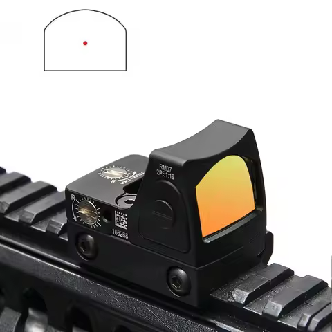 Mini RMR Red Dot Sight Collimator Rifle Reflex Sight Scope fit 20mm Weaver Rail Airsoft / Hunting Ri