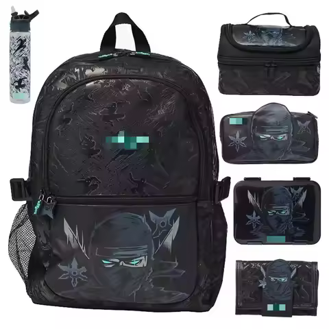 Original European Anime Peripheral Ninja Set for Elementary School Students Stress Relieving Backpac