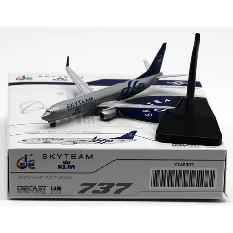 XX40003 Alloy Collectible Plane Gift JC Wings 1:400 KLM "Skyteam" Boeing B737-900 Diecast Aircraft J