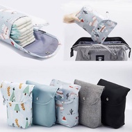 Baby Diaper Bag Waterproof Wet Dry Pack Mummy Storage Pouch Nappy Organizer Insert Tote Purse Travel Stroller Carry Bag