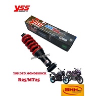 YSS 275MM YAMAHA R25 MT25 YZF-R25 DTG MONOSHOCK GAS SHOCK ABSORBER 💯 ORINGAL