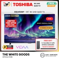 [FREE SHIPPING] Toshiba (50" 55" 65") E450RP / M450 QLED Quantum Dot 4K UHD Google / Smart LED TV