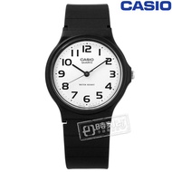 CASIO/MQ-24-7B2/CASIO Simple Replica Digital Hour Mark Japanese Movement Rubber Watch White x Black 