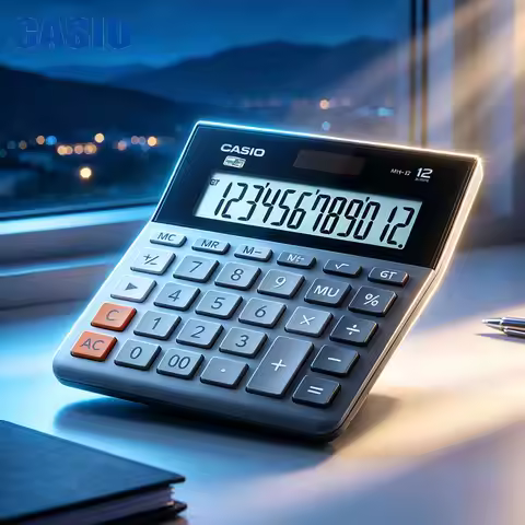 Casio MH-12/GX-120B/FX-50F II Portable scientific calculator - 10-year durability - Comfortable view