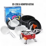 Cooking Set DS308 Nesting Set DS 308 Teko Camping Cooking Set Alat Masak Camping Outdoor Portable