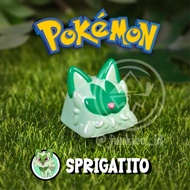 Sprigatito starter pokemon generation 9 artisan keycap