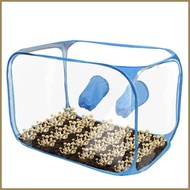 Still Air Box Mushroom Grow Containers Foldable Transparent Ventilated Weather-Resistant Still Air G