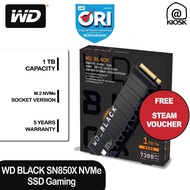 Ssd WD Black SN850X 1TB with HEATSINK - SSD M.2 NVMe PCIe HEATSINK