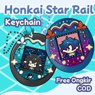 GANTUNGAN Honkai star rail keychain blade danheng and heng il hsr anime game merch goods key chain h