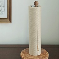 橄欖木廚房紙巾架 | 古道具風格