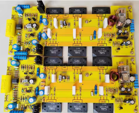 2PCS Sanken SC3264/2SA1295 Class A HIFI Power Amplifier Board 30W*2 Stereo Audio