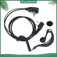 ❖Dreamlandss❖  2 PIN Earpiece Headset PTT MIC Interphone Earphone Earpiece for Baofeng