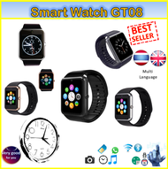 นาฬิกาโทรศัพท์ Smart Watch GT08 (แถมฟิมล์กันรอย) ใส่ซิมได้ รองรับภาษาไทย อังกฤษ ฯลฯ