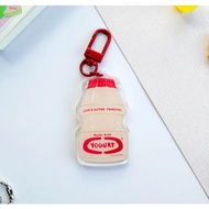 Yakult Yogurt Drink Double-sided Acrylic Keychain with Epoxy