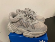 Adidas Ozweego EL I [GX1647] 小童 休閒鞋 運動 經典 復古 包覆 舒適 避震 愛迪達 灰紫 二手 14cm