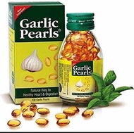 GARLIC PEARLS น้ำมันกระเทียม สมุนไพร บำรุงร่างกาย 100 เเคปซูล ของแท้ และใหม่ล่าสุด