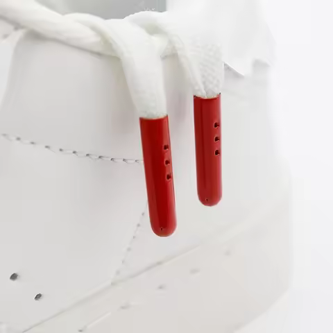 Solid Color Metal Copper Open Mouth Three-hole Laces Aglet Ends Shoes Accessories Decoration Bullet 