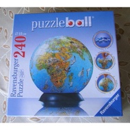 (((3D Puzzle)) World Map 240 Pieces-Globe-Uk Imported