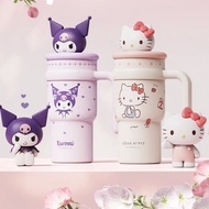 Thermos Cup Jumbo New Large Capacity High Appearance Kitty Cat Straw Water Cup316Ice Tyrant Cup DY6U