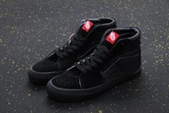 VANS SK8-HI 麂皮 帆布 黑色 全黑 高筒 滑板鞋 男女鞋