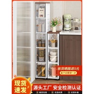 [Ready stock] Kitchen Gap Storage Cabinet Household 20cm Refrigerator Narrow Gap Floor Side Cabinet 