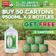 BUNDLE OF 50 CARTONS : SPRITZER MINERAL WATER 9500ML x 2 BOTTLES
