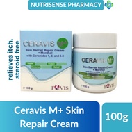 Ceravis M+ Skin Barrier Repair Cream + Menthol 100g [Ceramides Repair Cream with Menthol Relieves It