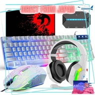 Mamba Snake Gaming Keyboard Mouse Headset Converter Set USB Membrane Wired Waterproof Multimedia Key