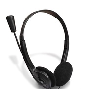 ON-EAR HEADPHONE with 3.5mm Jack Adjustable Rotating Microphone Noise Cancelling Stereo Sound Qualit