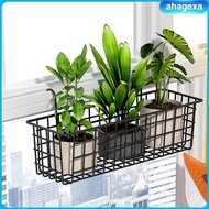 [Ahagexa] Balcony Flower Pot Holder Patio Planter Railing Shelf Plant Pot Rack Stand