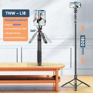 มาใหม่ L18 Selfie Stick ไม้เซลฟี่ ยืดได้ถึง 1 เมตร ขาตั้งกล้องไม้เซลฟี่ไร้สาย มีรีโมทเชื่อมต่อผ่านบล