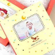 Chuyu 12K3孔小木馬寶寶相本/新生兒成長相簿禮盒-4x6/80枚相片