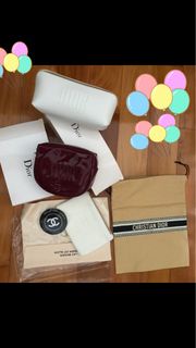Dior 化妝袋,Chanel 化妝袋+鏡仔