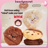 24h Shipping 【Free gift】Gemon Bear Obedient Cute Plush Loose Powder Puff Powder Powder Powder Set Ma