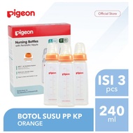 Pigeon Slim Bottle 240ml, Pack of 3 Pigeon Bottle/