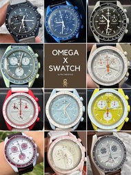 นาฬิกา OMEGA x swatch ,Moonswatch ของแท้ 100% แถมฟิล์มกันรอย,ผ้าทำความสะอาด #นาฬิกาผู้ชาย #นาฬิกาผู้หญิง