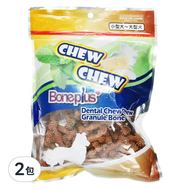 Boneplus 潔牙顆粒嚼嚼骨 18週以上幼犬 成犬 老犬 S  香濃起司  320g  2包