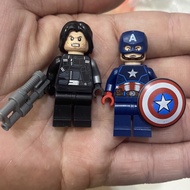 Lego minifigure captain america bucky jul24