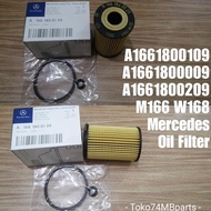 a1661800109, a1661800009 Original Mercedes W168 M166A140-A190 MB Oil Filter