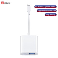ZUZG 3 in 1 USB Adapter for iPhone/iPad