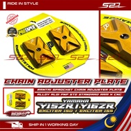 Chain Adjuster Plate PROTAPER Y15 Y16 Y15ZR Y16ZR Alloy Aloi PNP STD Standard Arm Gold Adjustable Ra